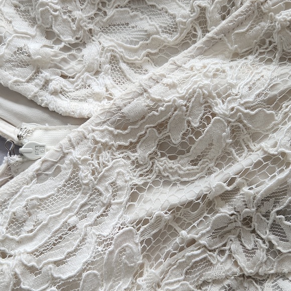 Adrianna Papell size 10 elegant dress with lace and taffeta - Picture 6 of 7